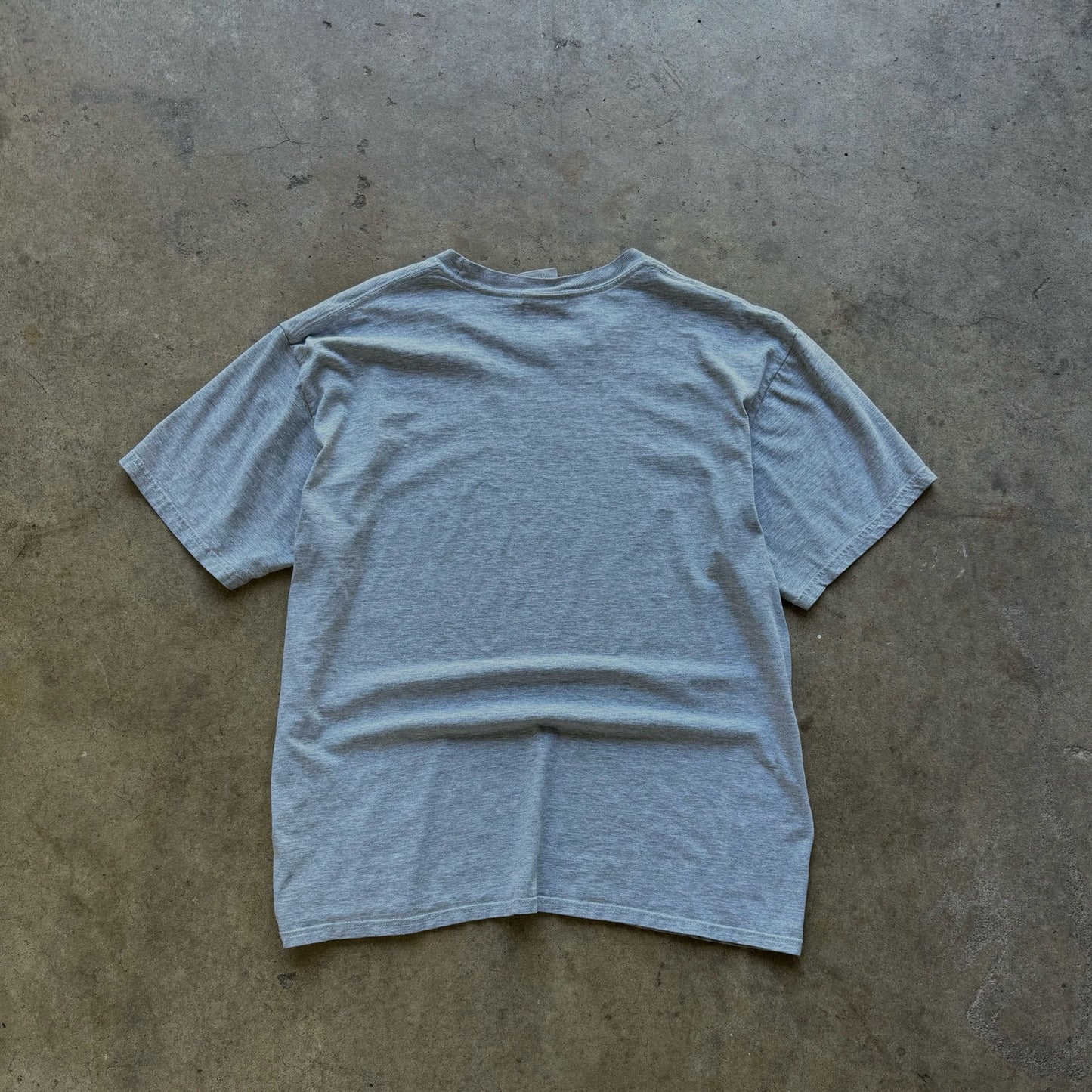 90s Grey Chest Swoosh Nike Shirt