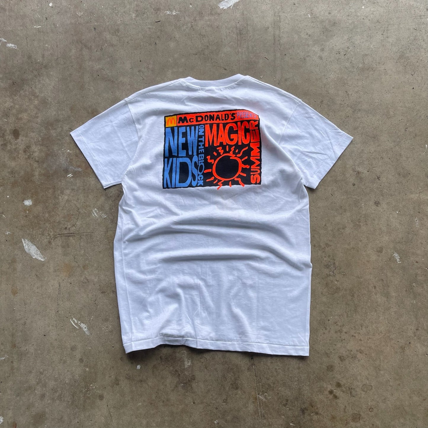 New Kids on the Block Magic Summer Tour T-shirt Size Large