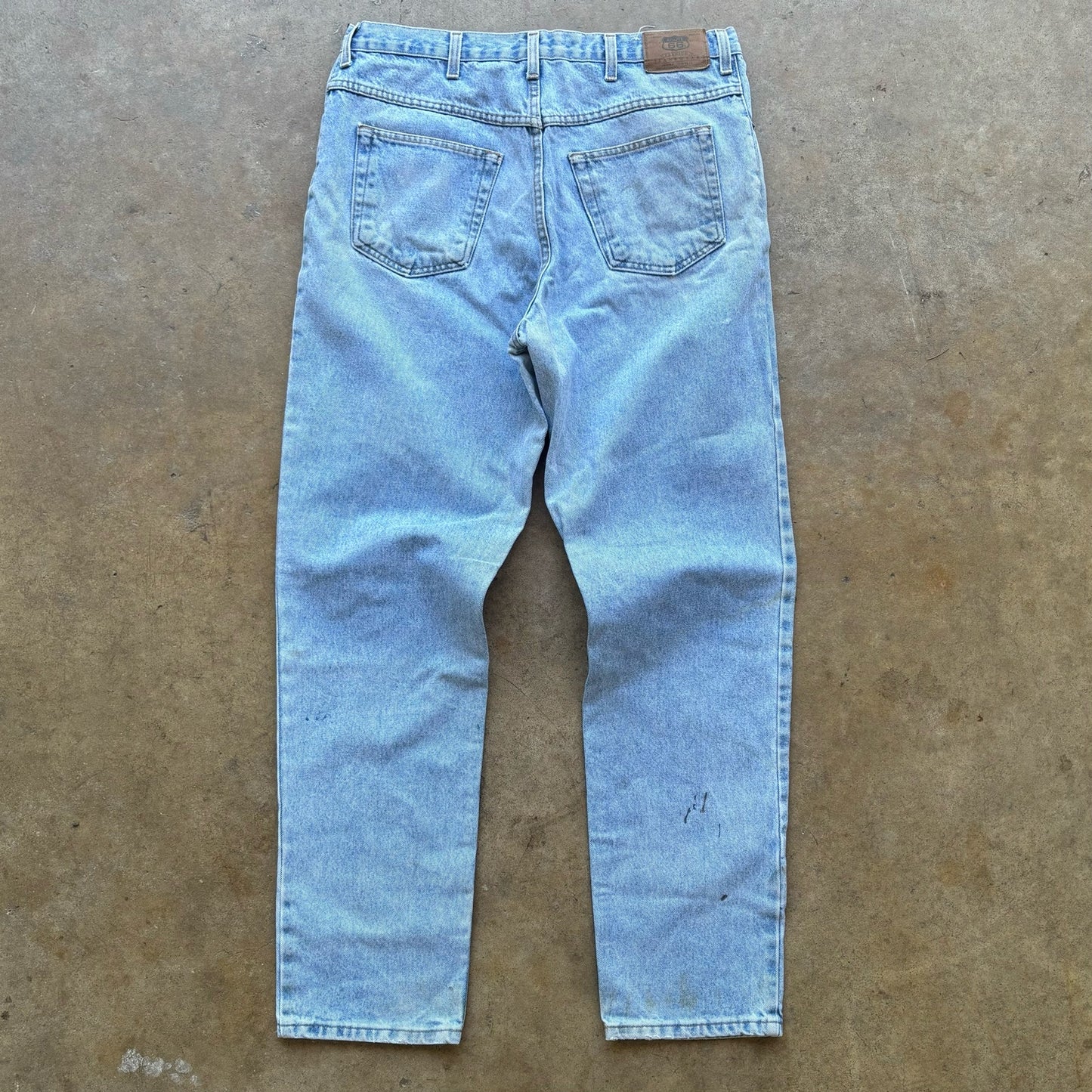 Men's Vintage Light Wash Route 66 Jeans Size 38x34