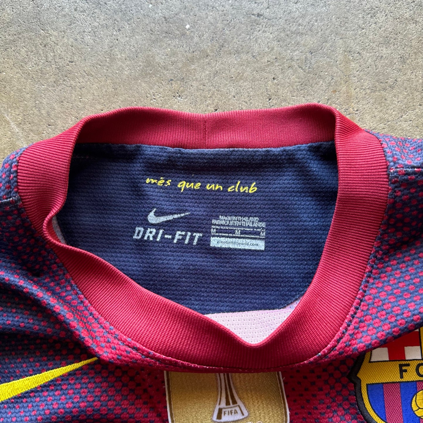 FC Barcelona Spain 2012/2013 Home FOOTBALL SHIRT SOCCER Nike #10 Messi