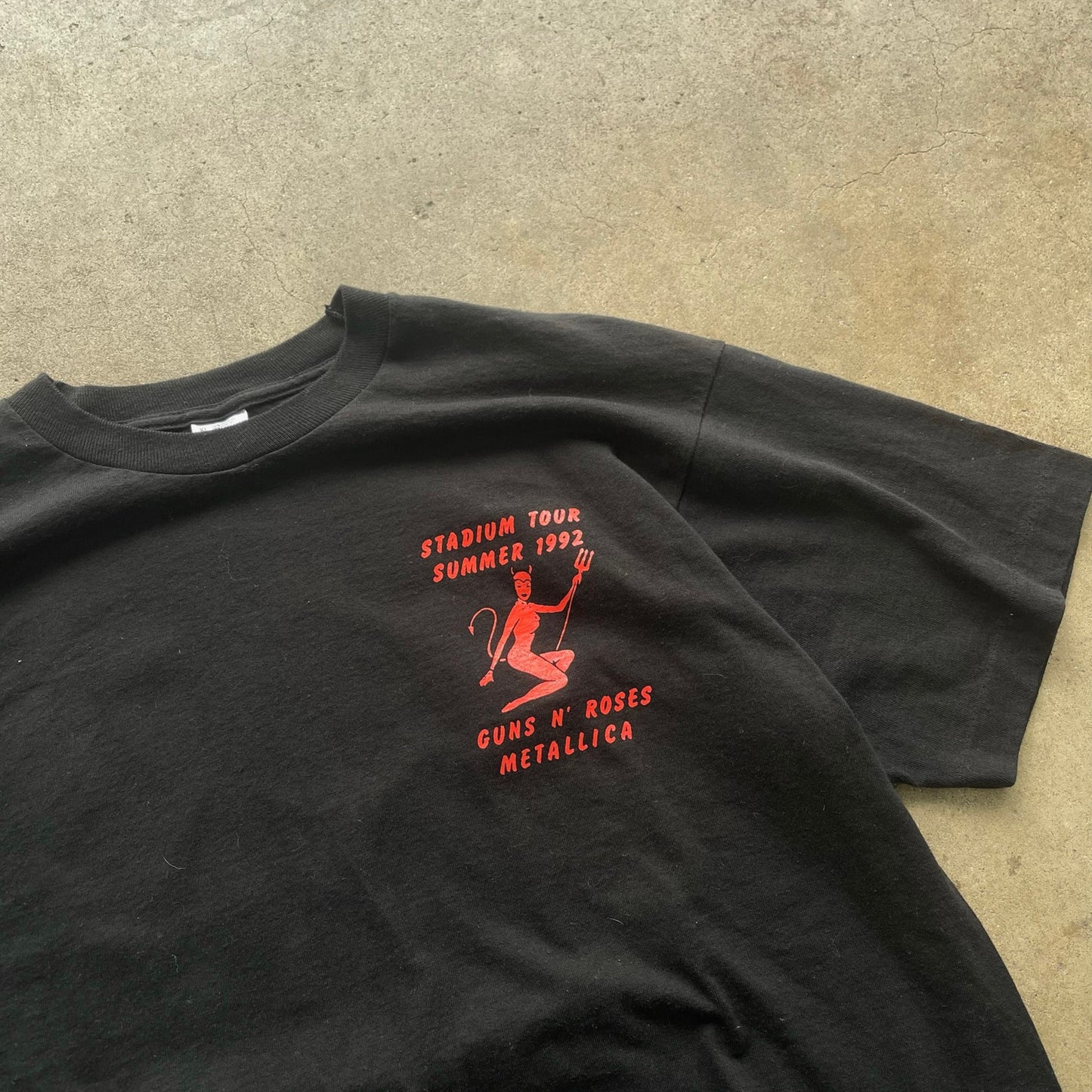 Metallica x Guns and Roses Stadium Tour Vulgar T-shirt (Very Rare) Size XL