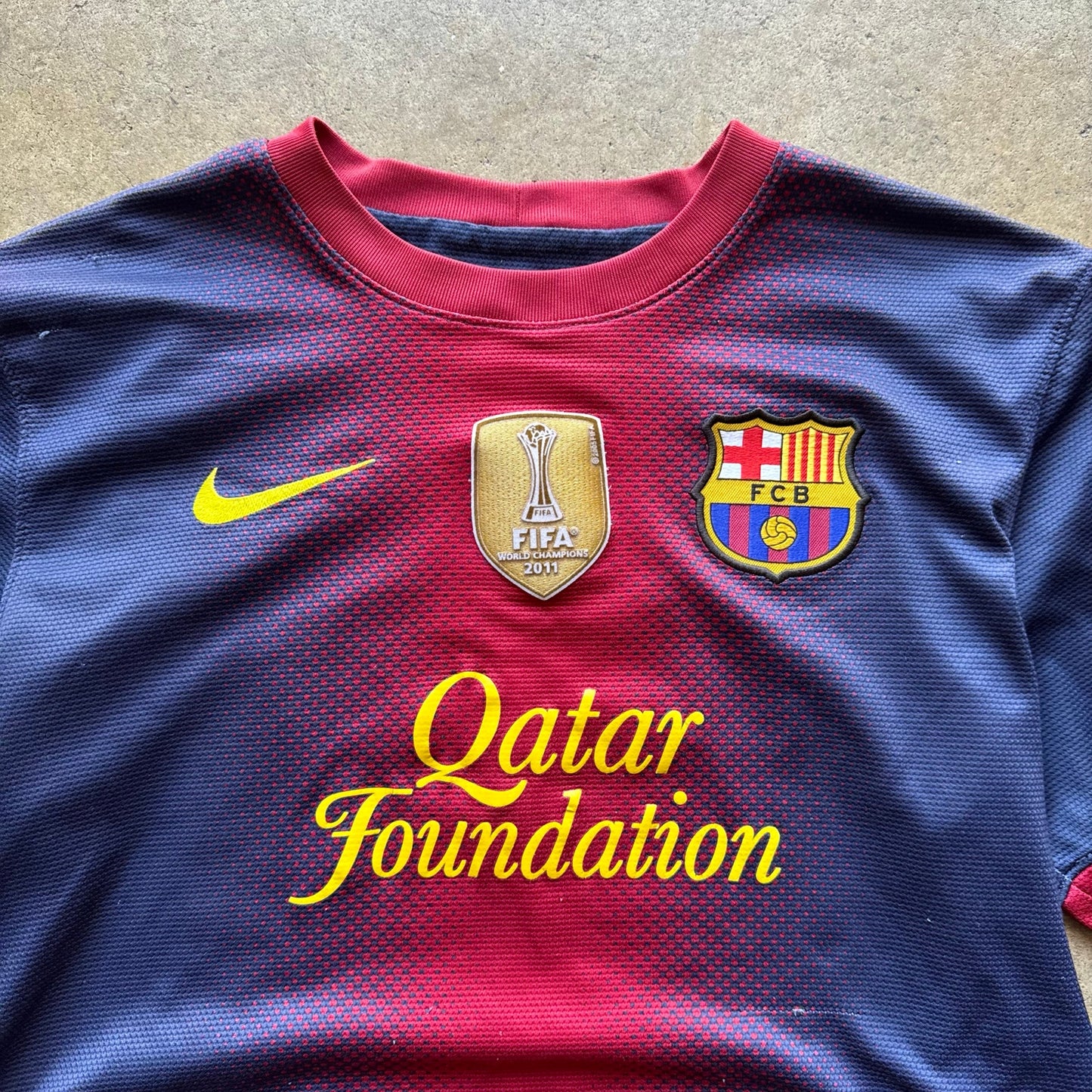 FC Barcelona Spain 2012/2013 Home FOOTBALL SHIRT SOCCER Nike #10 Messi