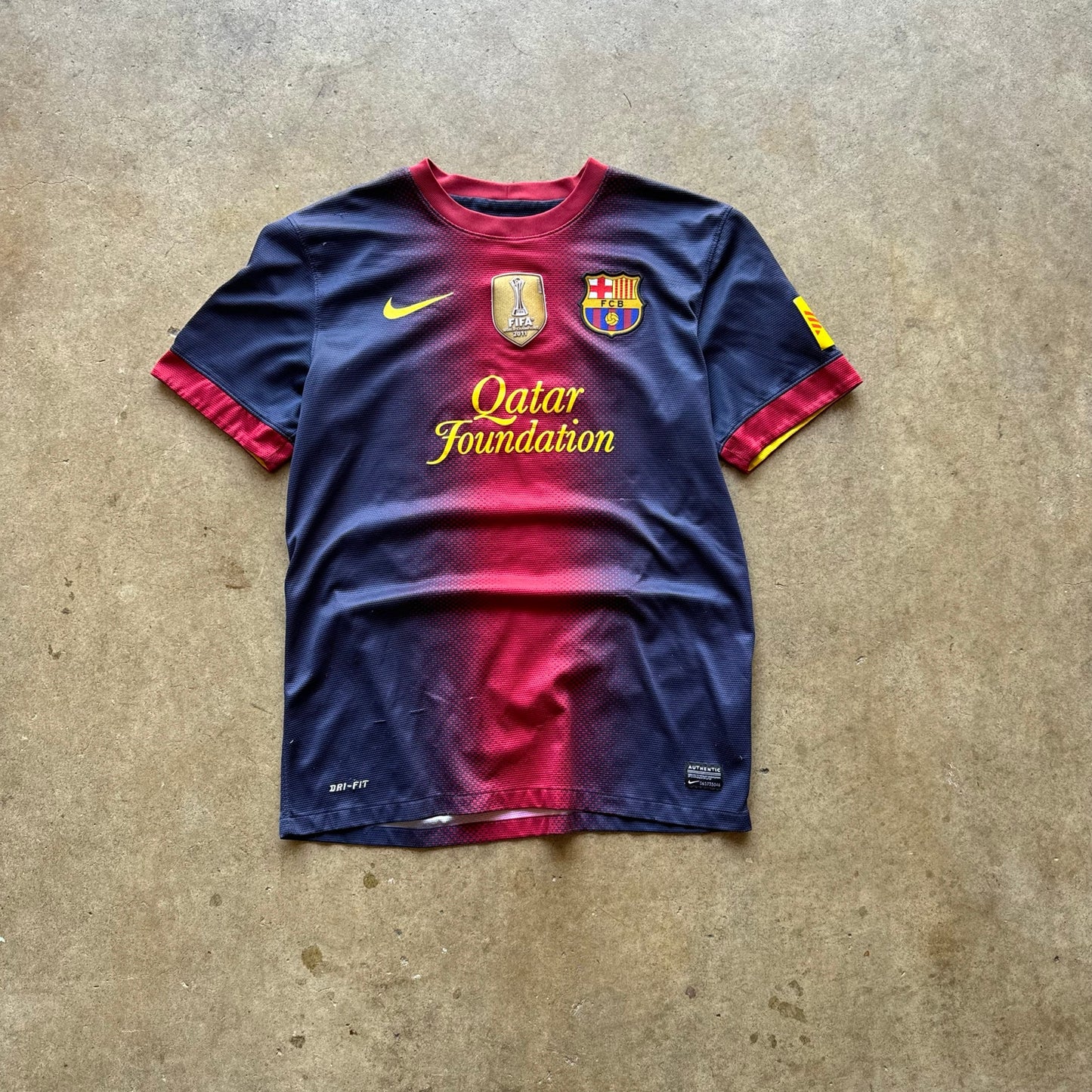 FC Barcelona Spain 2012/2013 Home FOOTBALL SHIRT SOCCER Nike #10 Messi