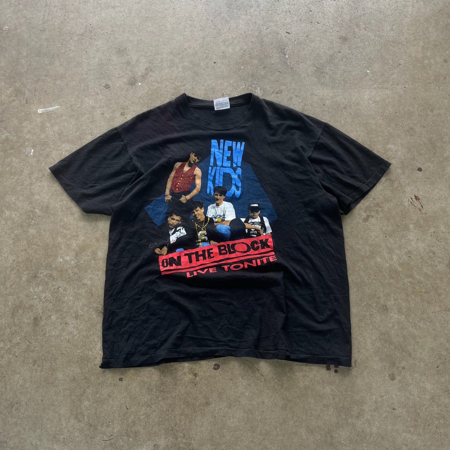 New Kids on the Block 1990 Magic Summer Tour T-shirt Size XL