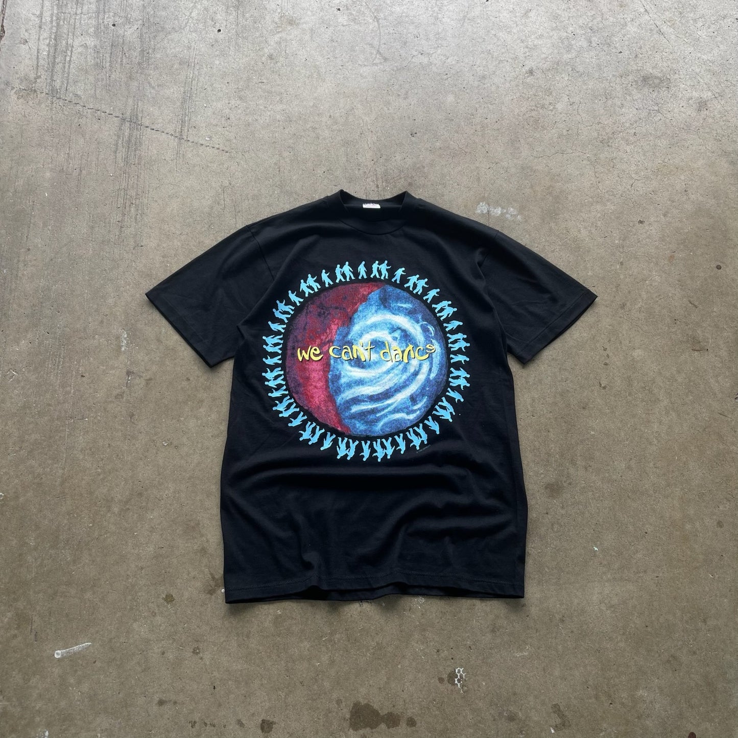 Genesis 1992 We Cant Dance tour t-shirt size Large
