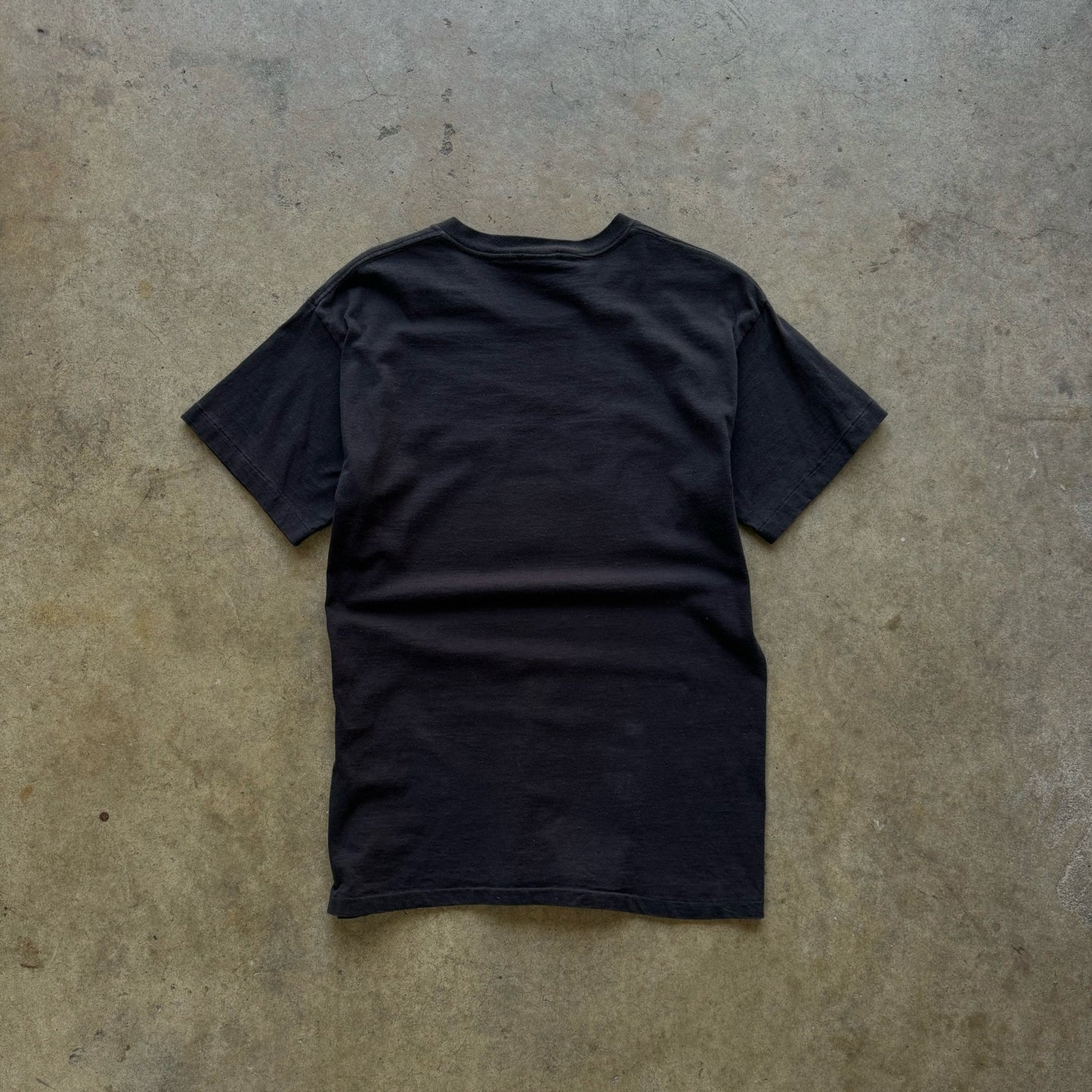  1980s Single stitch Just Do It Nike black and orange T-shirt 