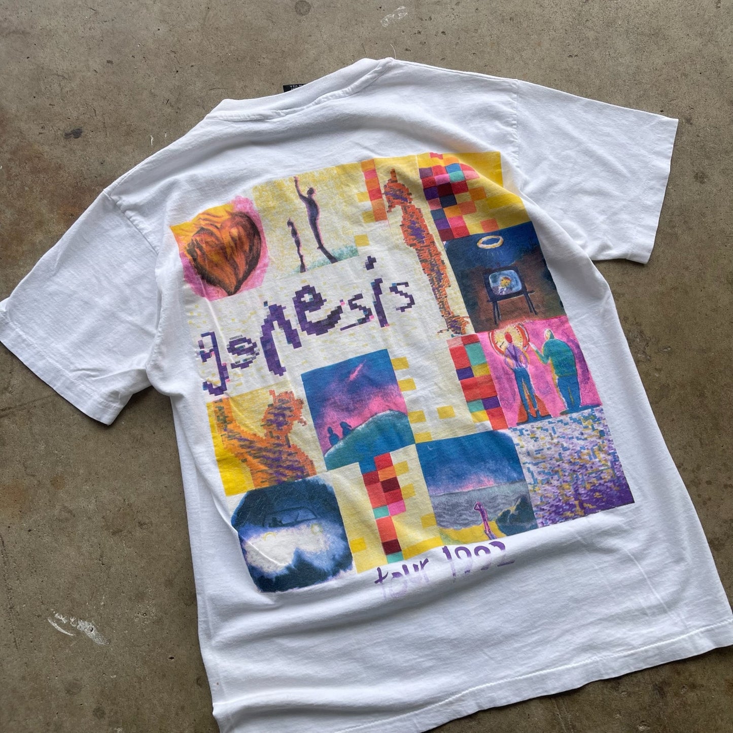 Genesis 1992 we cant dance tour tee Size Large