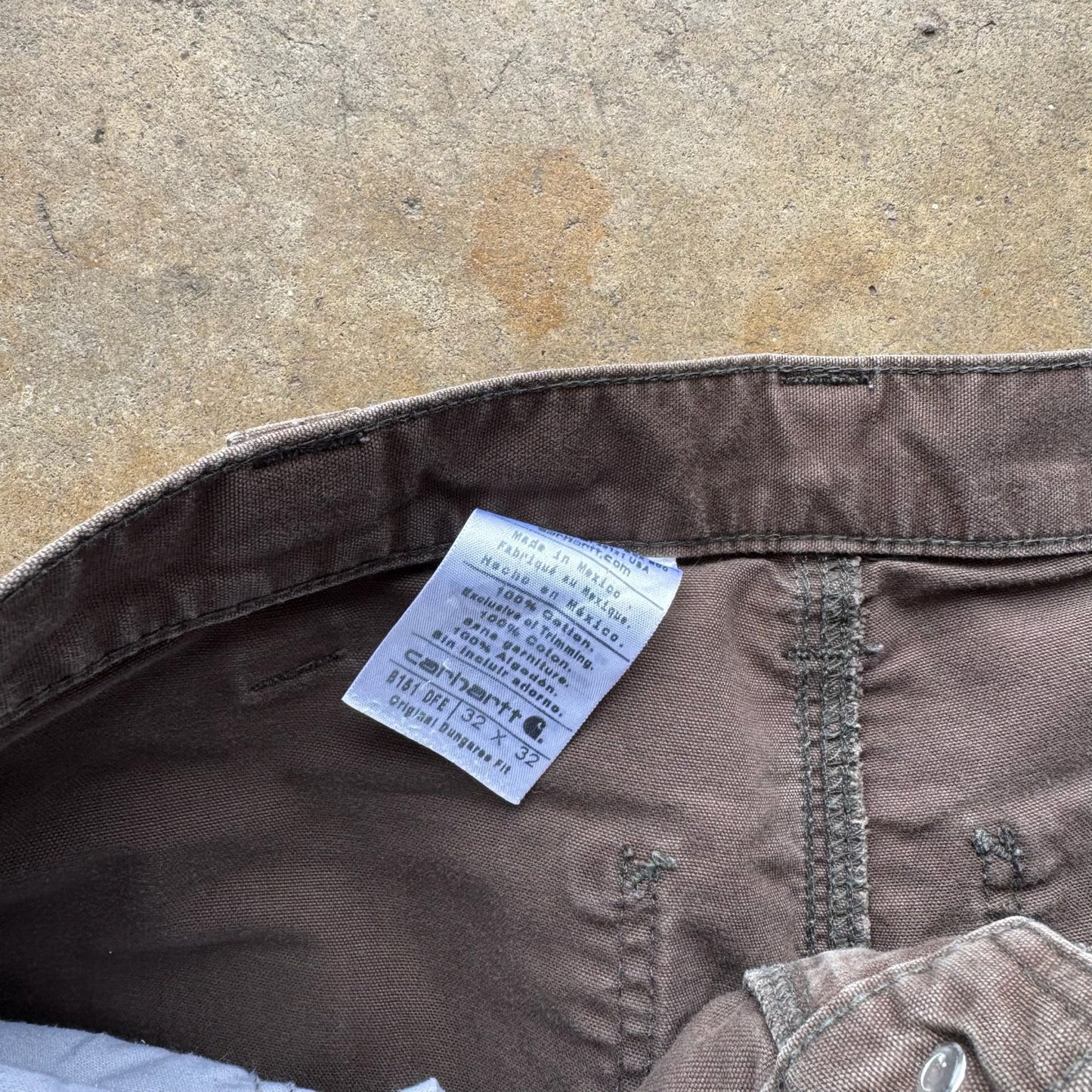 Carhartt brown cargo pants size 32x32