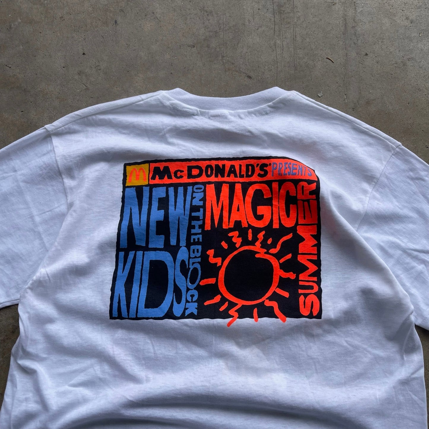 New Kids on the Block Magic Summer Tour T-shirt Size Large