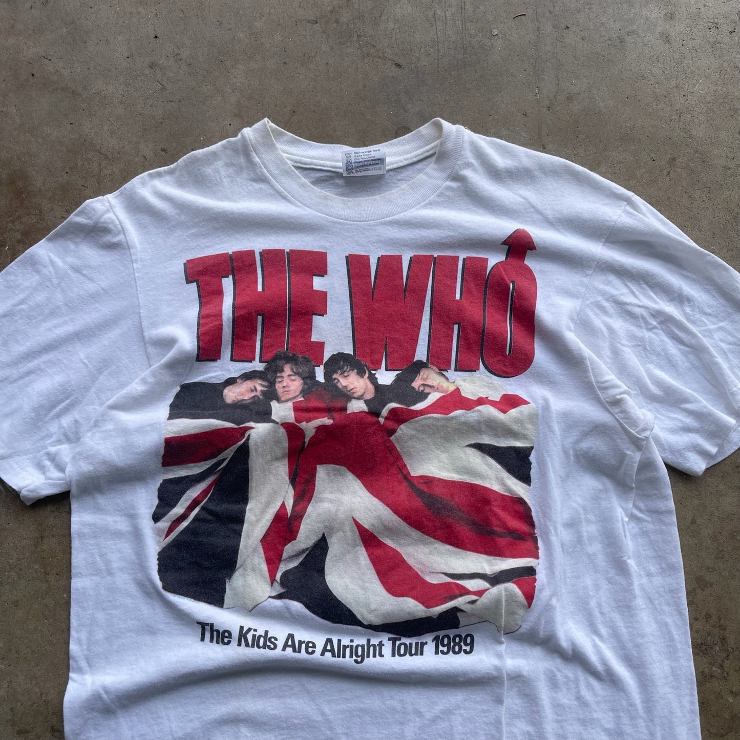 The Who 1989 the kids are alright tour y-shirt Size Men's XL