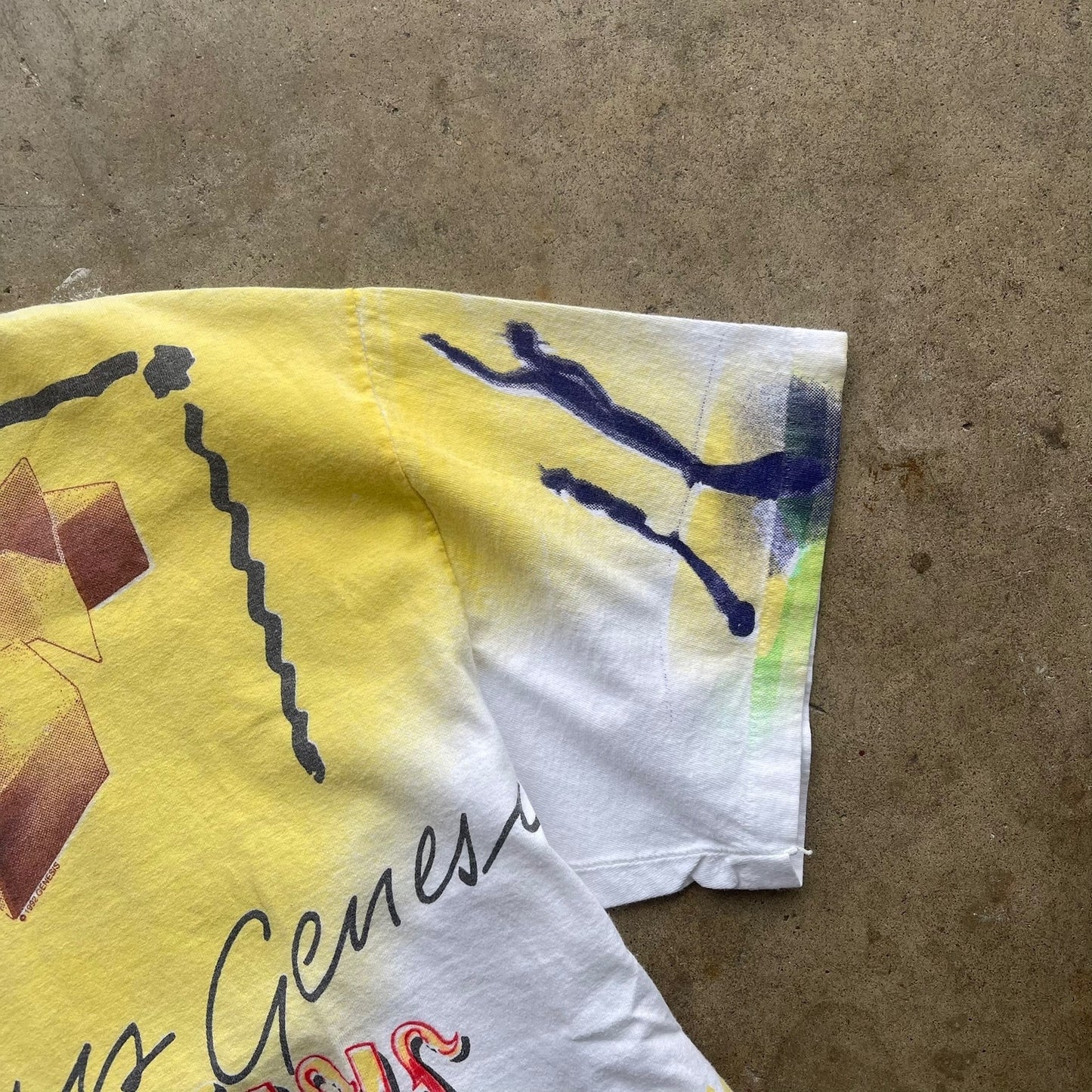 Genesis 1992 AOP Tour T-shirt Size Large