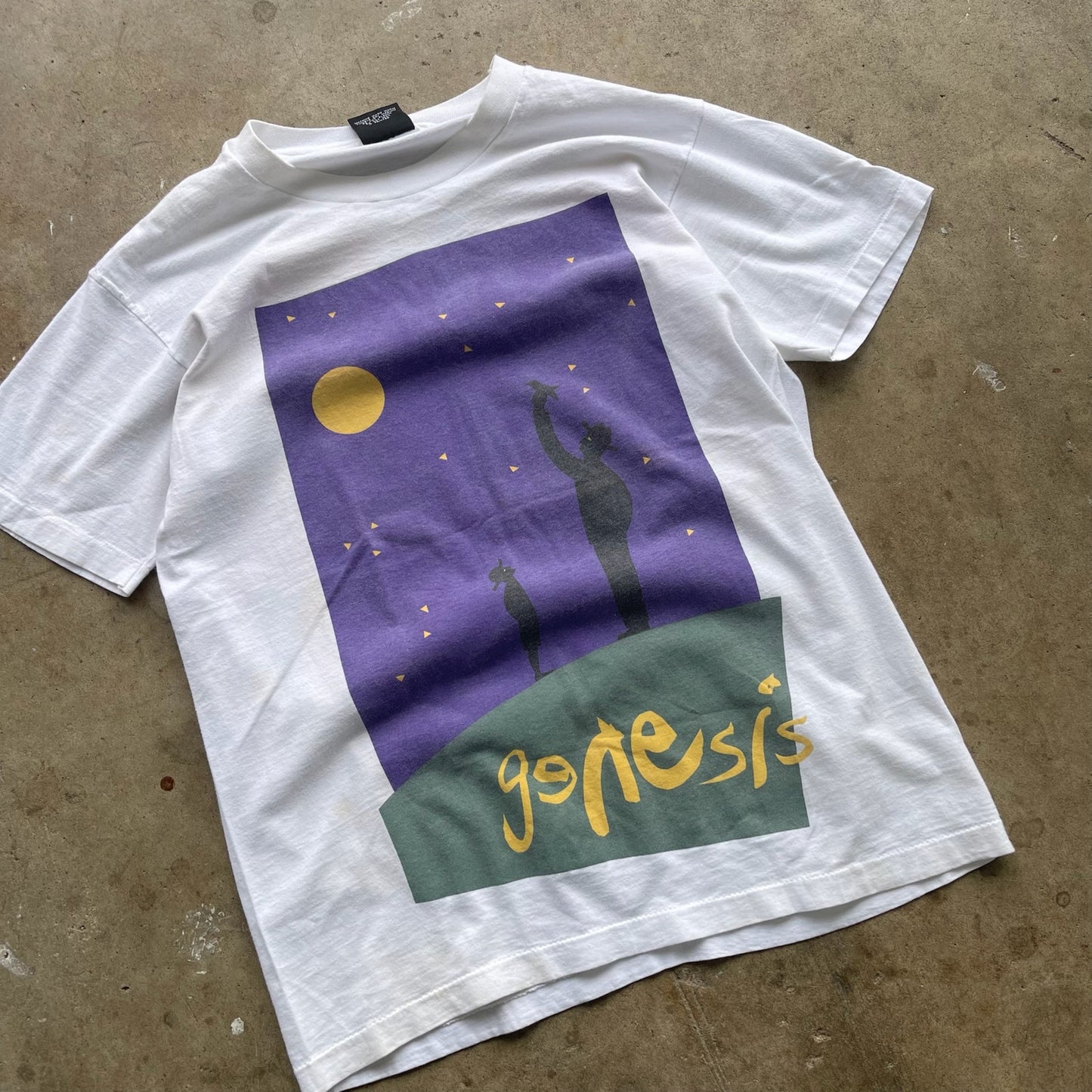Genesis 1992 we cant dance tour tee Size Large