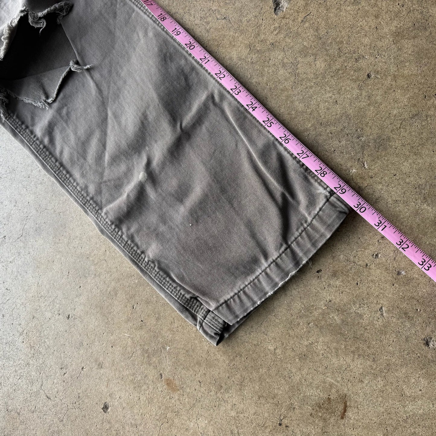 Carhartt Faded Grey carpenter pants size 34x30