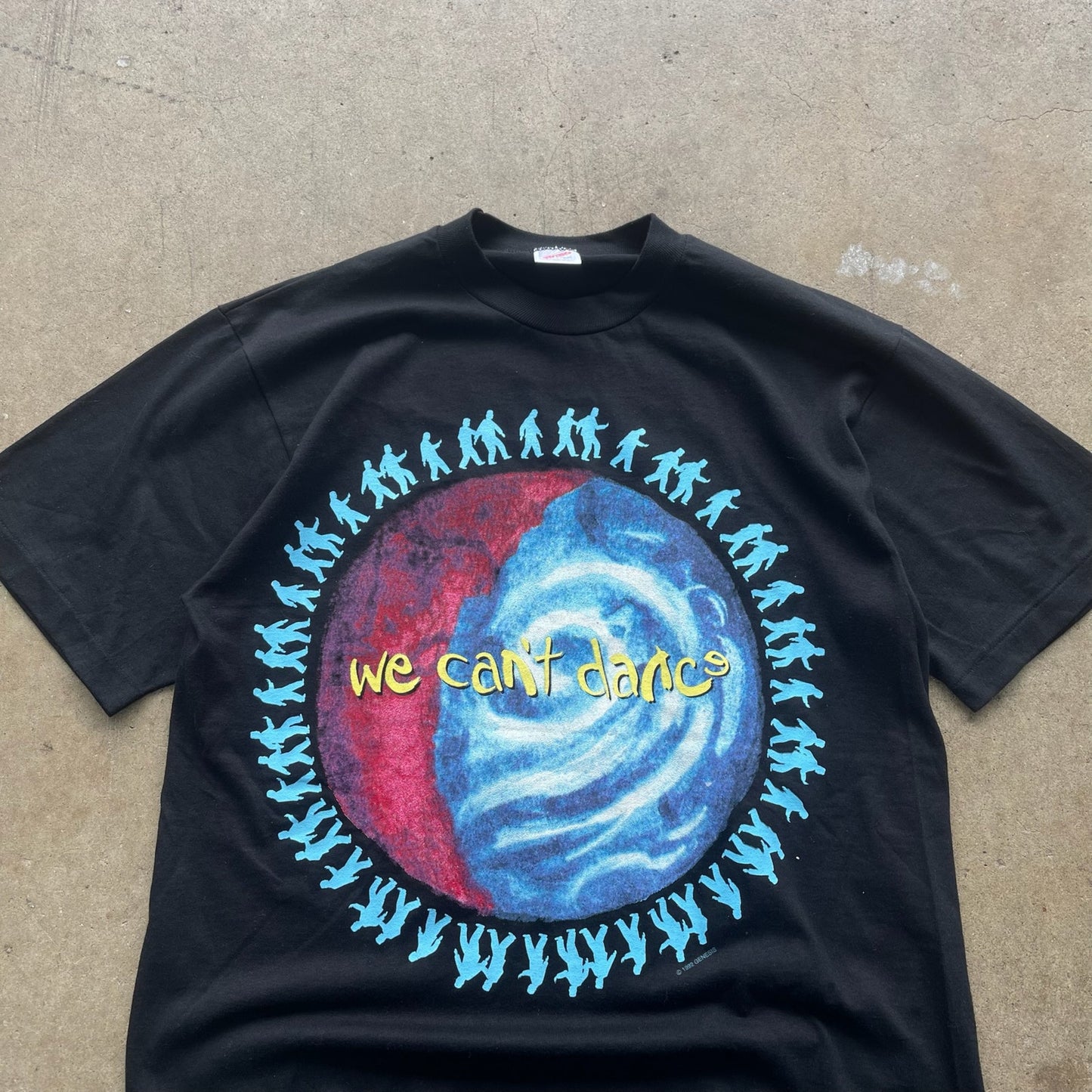 Genesis 1992 We Cant Dance tour t-shirt size Large