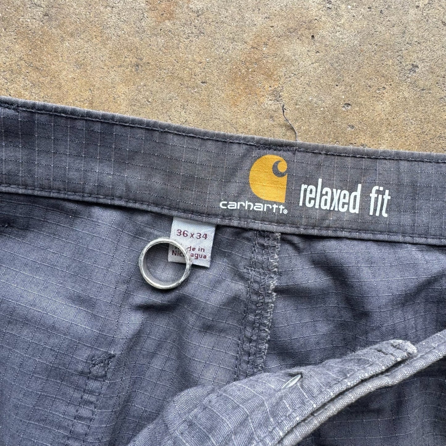Carhartt Faded Grey cargo pants size 36x34