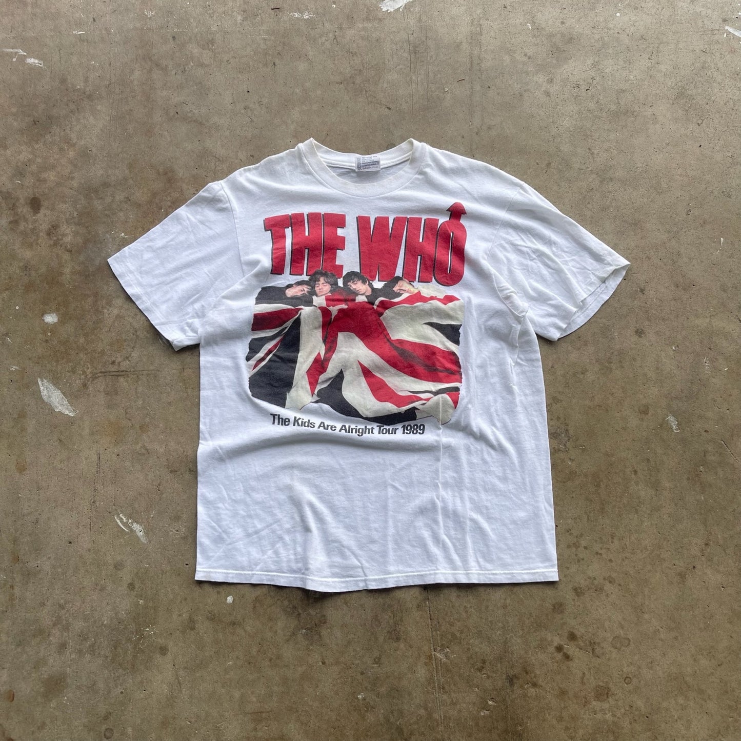 The Who 1989 the kids are alright tour y-shirt Size Men's XL