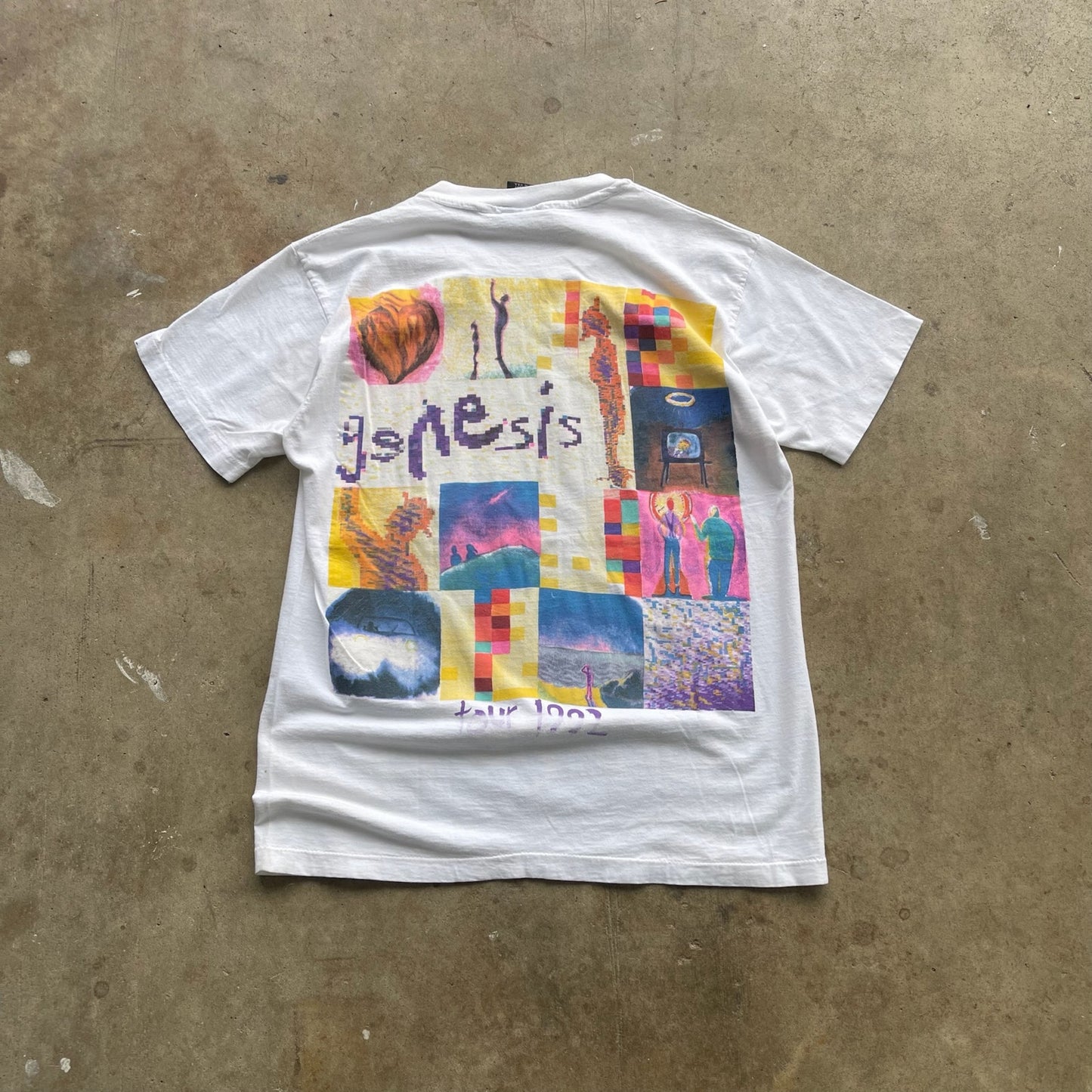 Genesis 1992 we cant dance tour tee Size Large