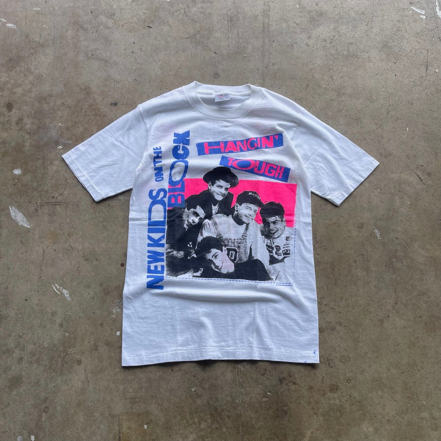 New Kids on the Block Hangin' tough 1989 T-shirt size Large