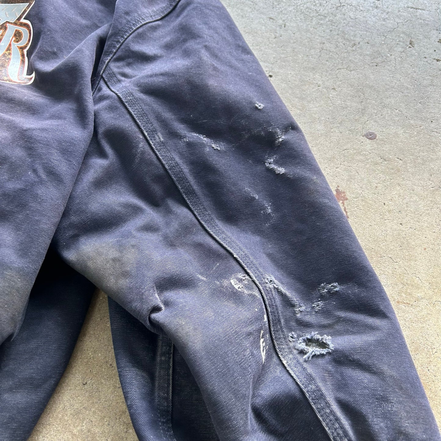 Carhartt hooded zip up workwear jacket size XXL