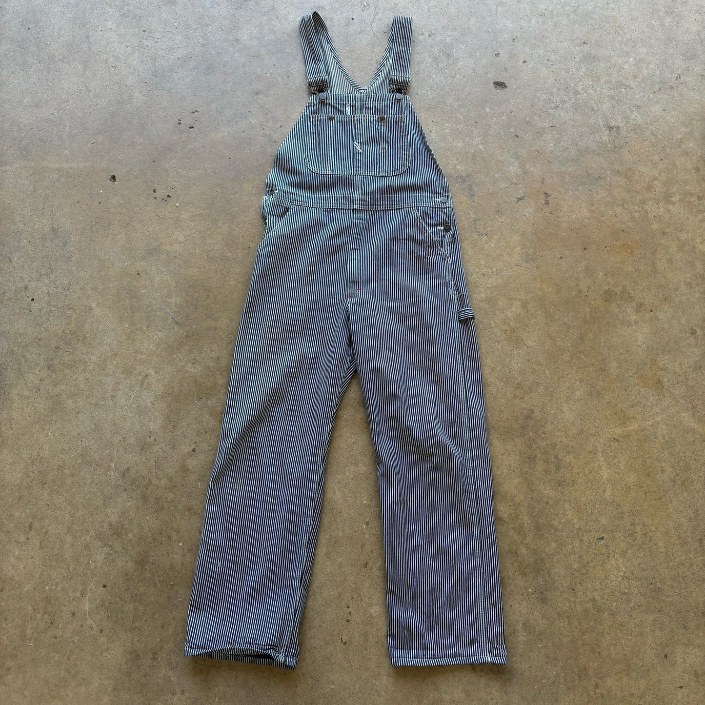 Vintage 90's Dickies Pinstripe Overalls Size 36x30
