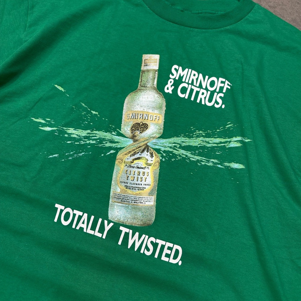Vintage 90s Smirnoff totally twisted t-shirt size XL