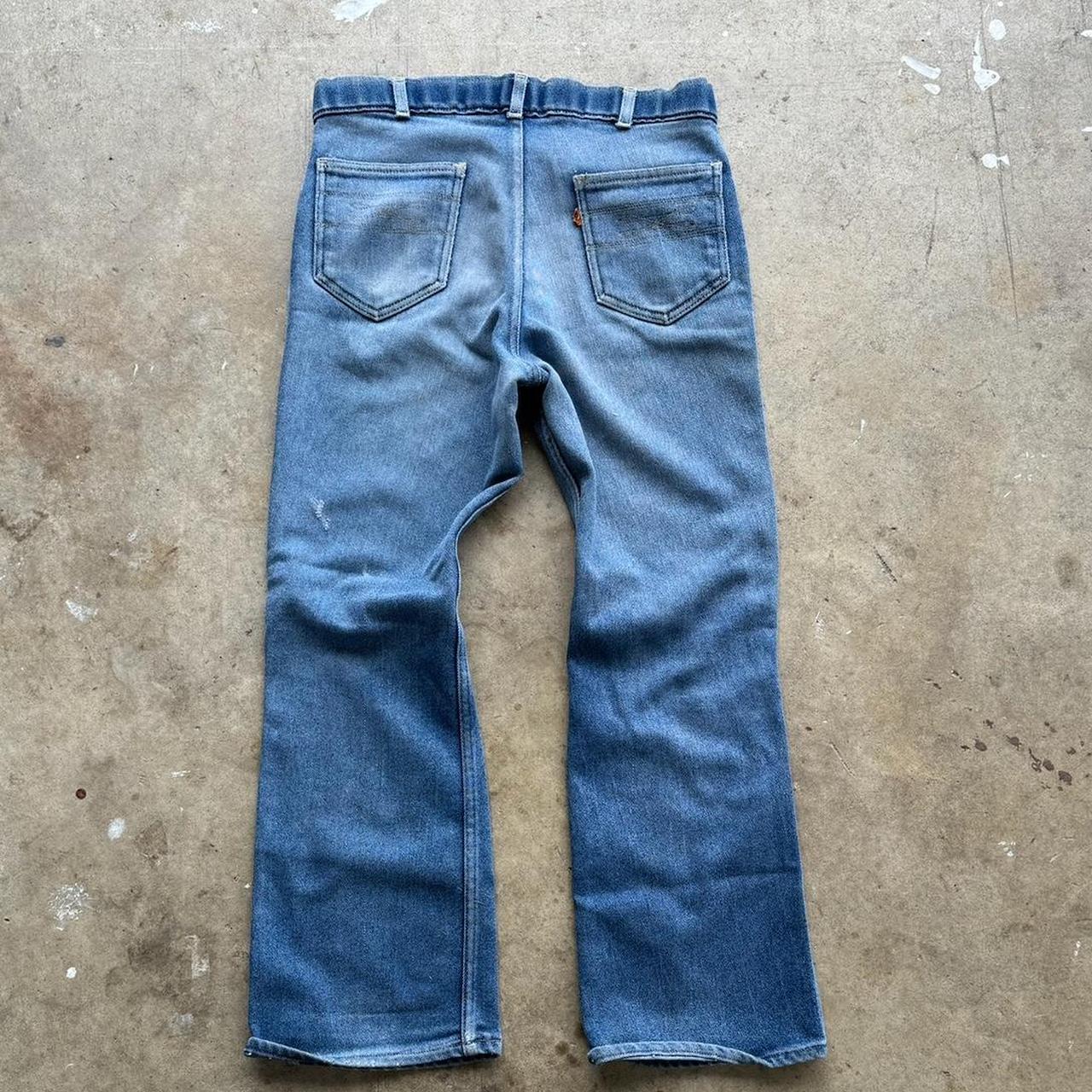 Vintage 90s Orange tab Levi Blue jeans Size 32'