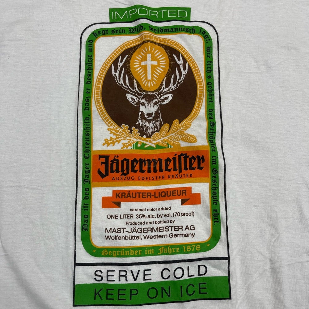 Vintage 90s Jäegermeister graphic t-shirt size XL