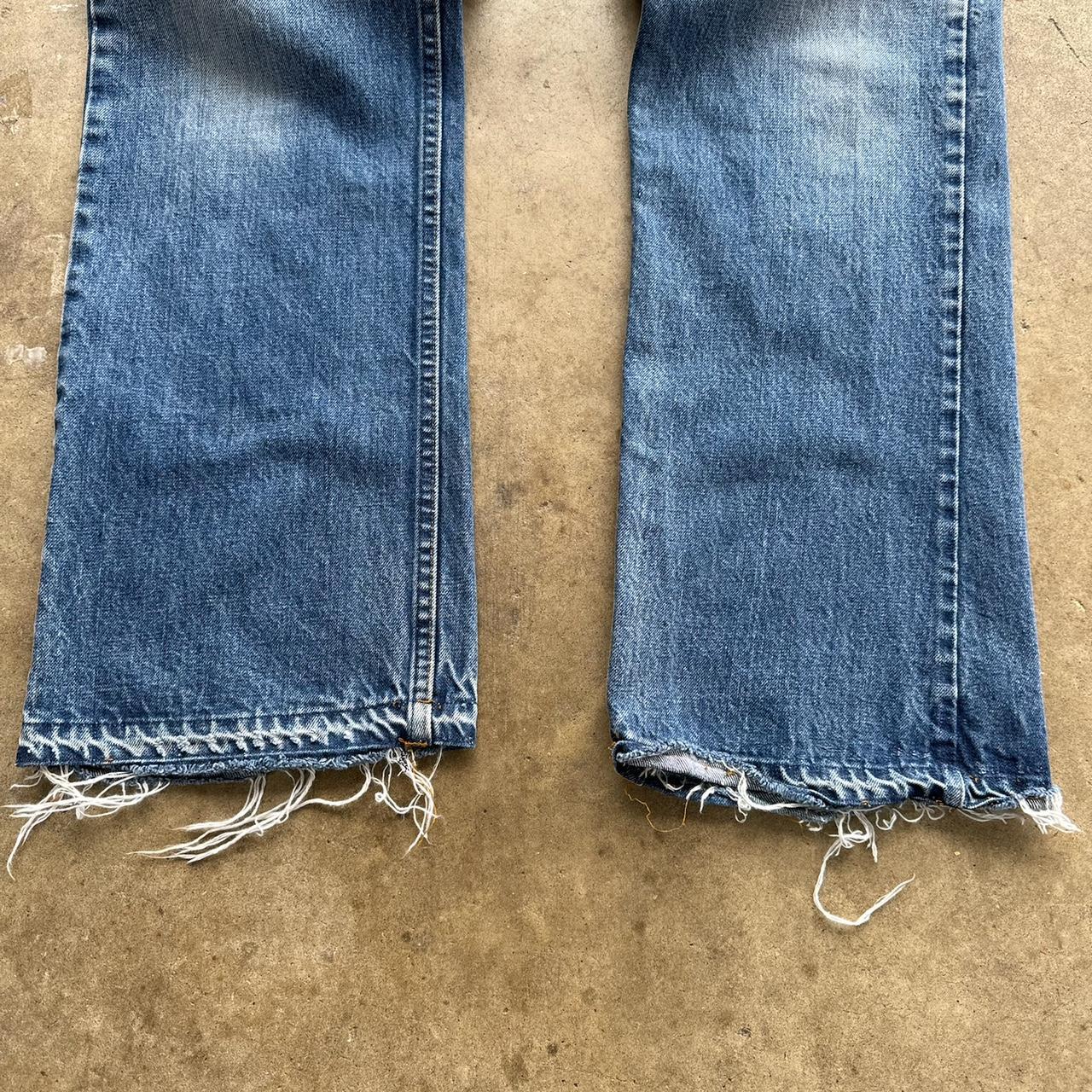 Men's Vintage 80's Orange tab Levi's Jeans Size 38x30