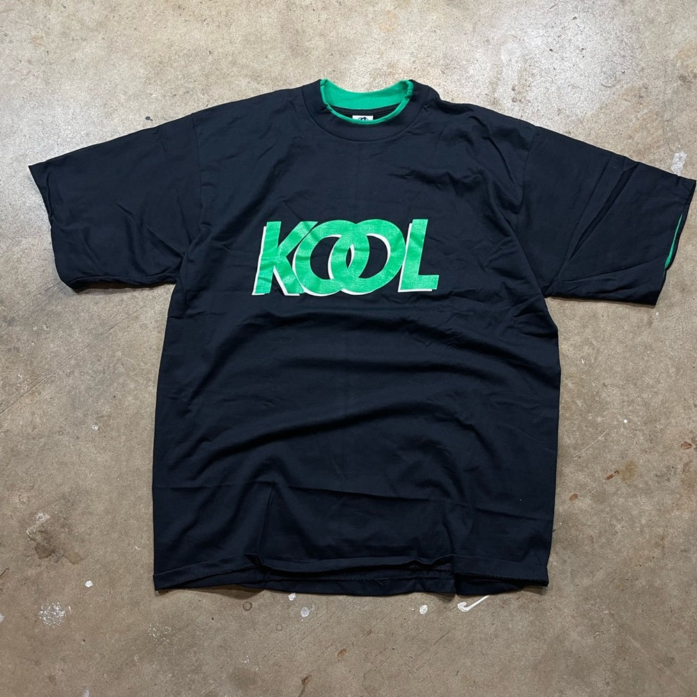 Vintage 90s KOOL Cigarette Brand double layered T-shirt