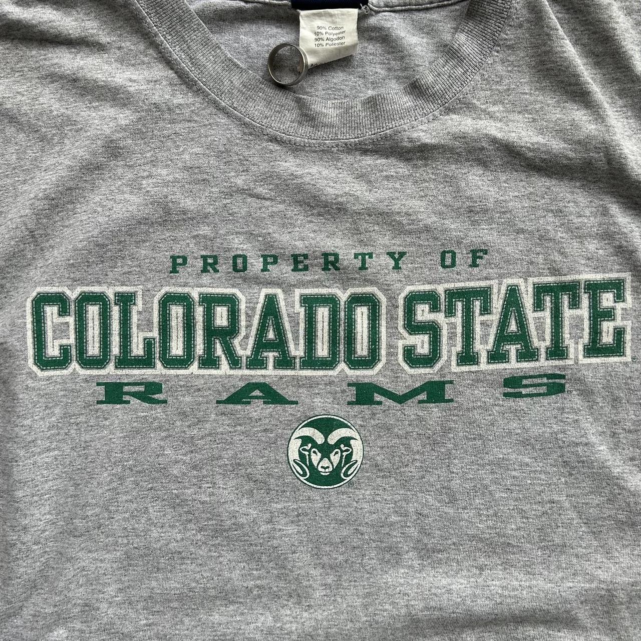 Vintage Grey Colorado State University Tshirt Size Large