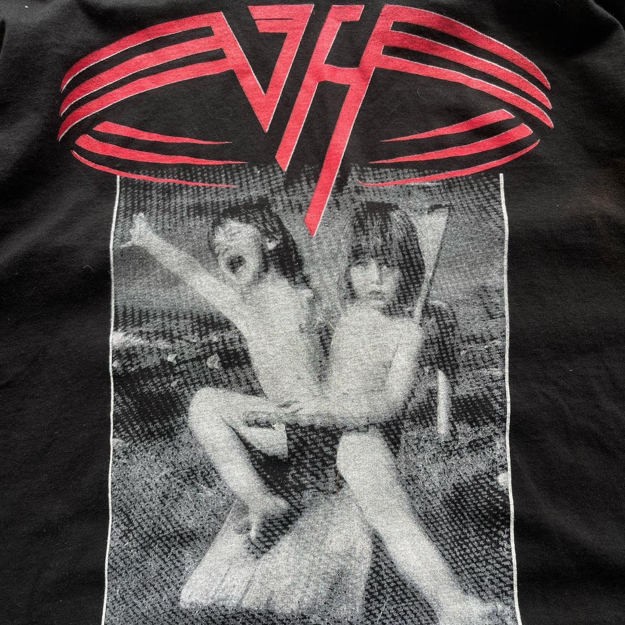 Men's Vintage 1995 Van Halen Balace Tour 95 Long sleeve Band t-shirt size Large
