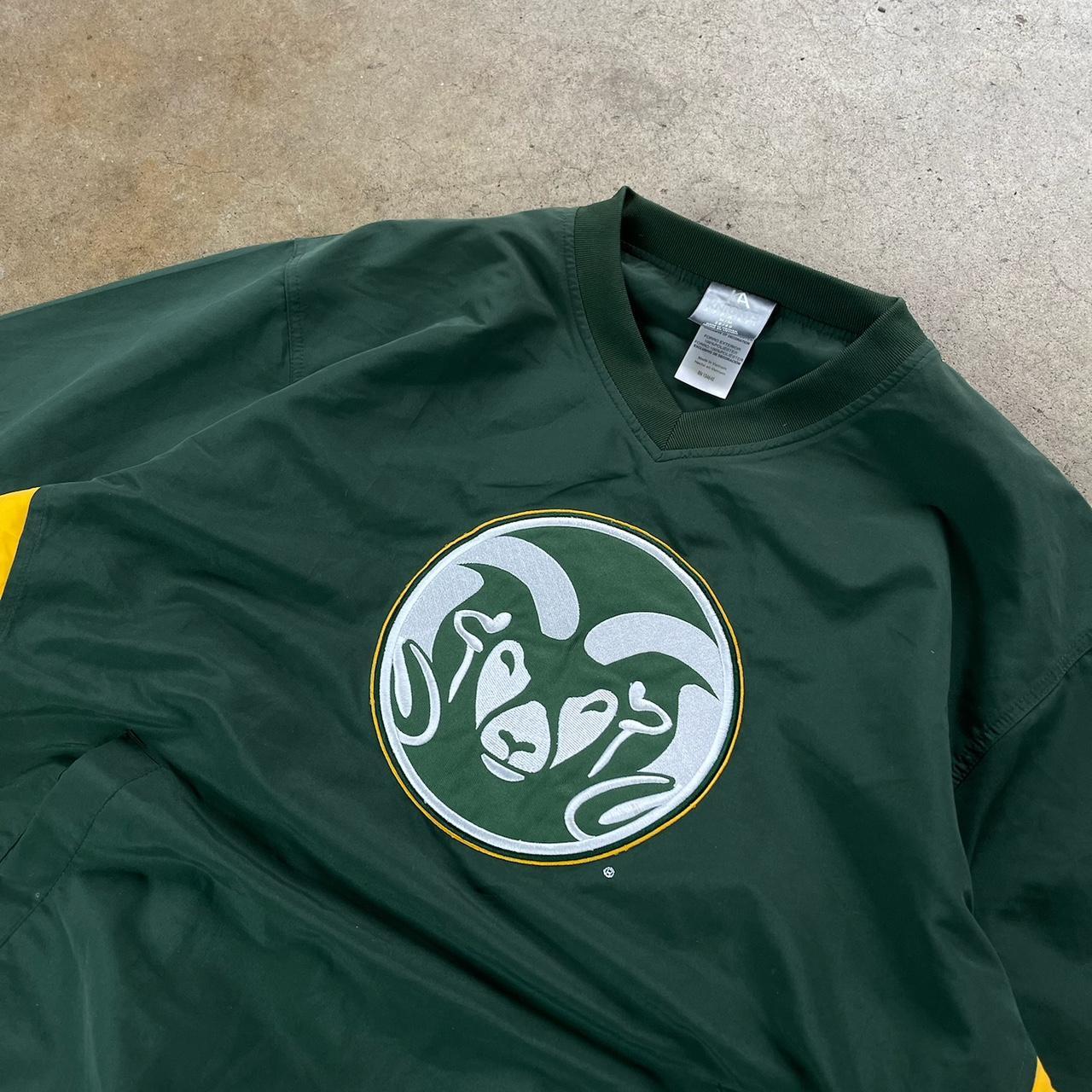 Green and yellow Colorado State Ram Windbreaker