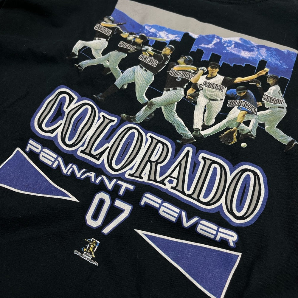 Y2K Men's Colorado Rockies Long-sleeve T-shirt Size XL