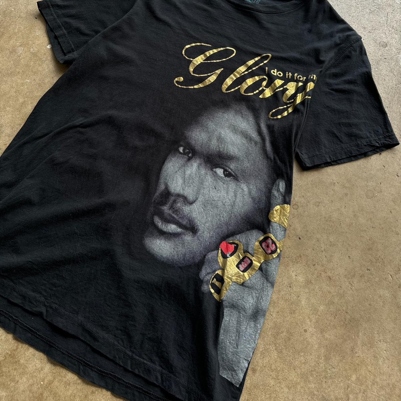 Michael jordan "I do it for the glory" Graphic tshirt Stroke Limited Edition tag with gold lettering Size XL
