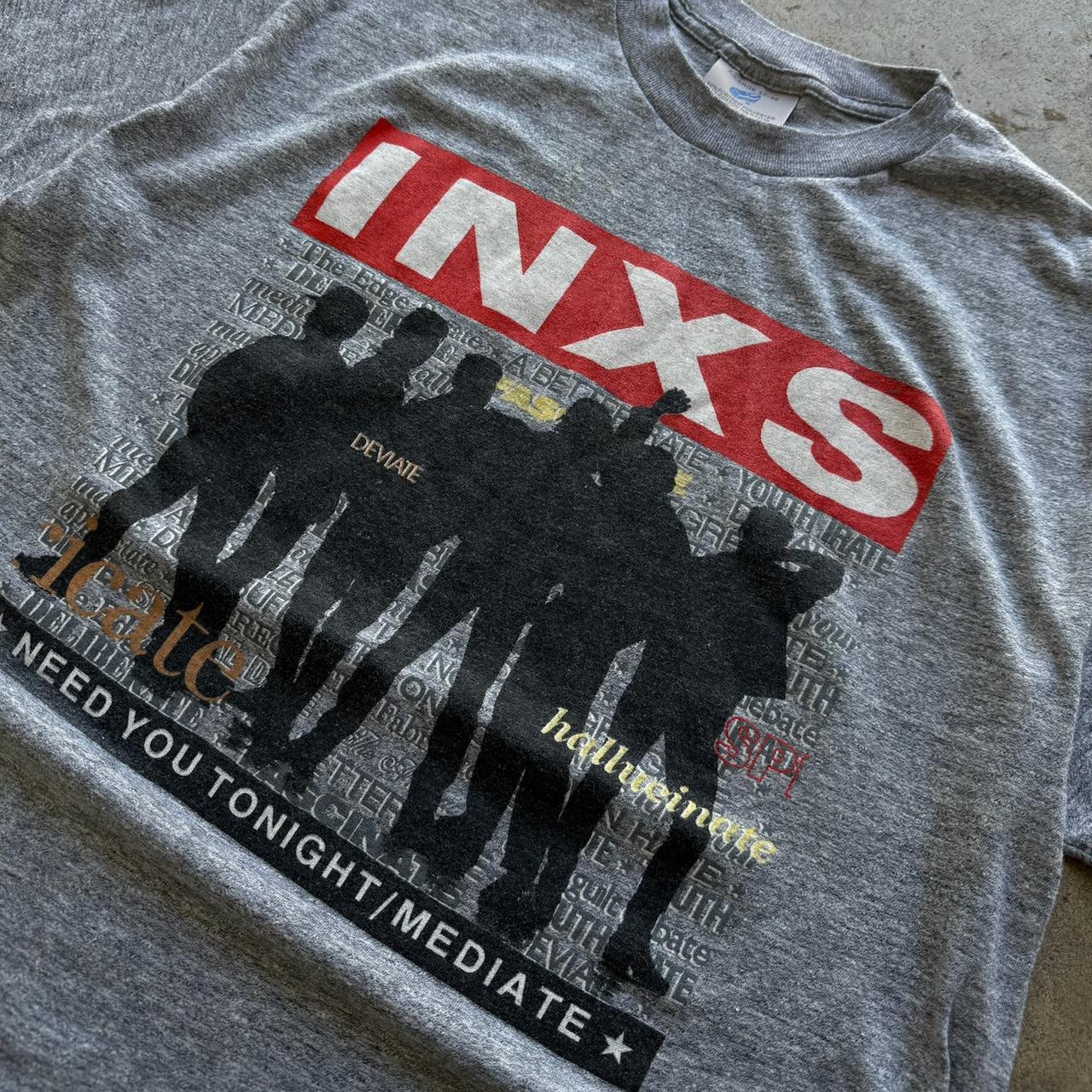 Vintage 1987 INXS Kick Need You Tonight Tour Shirt Size XL