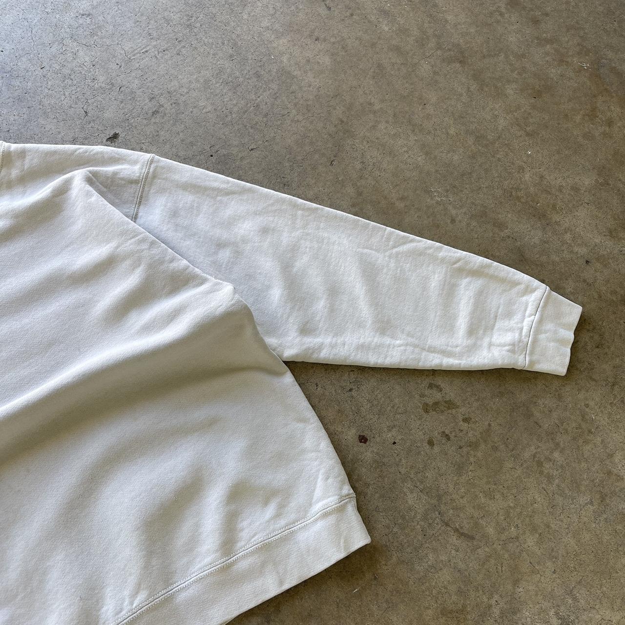 Men's Vintage Cream blank Heavyweight crewneck Size XL