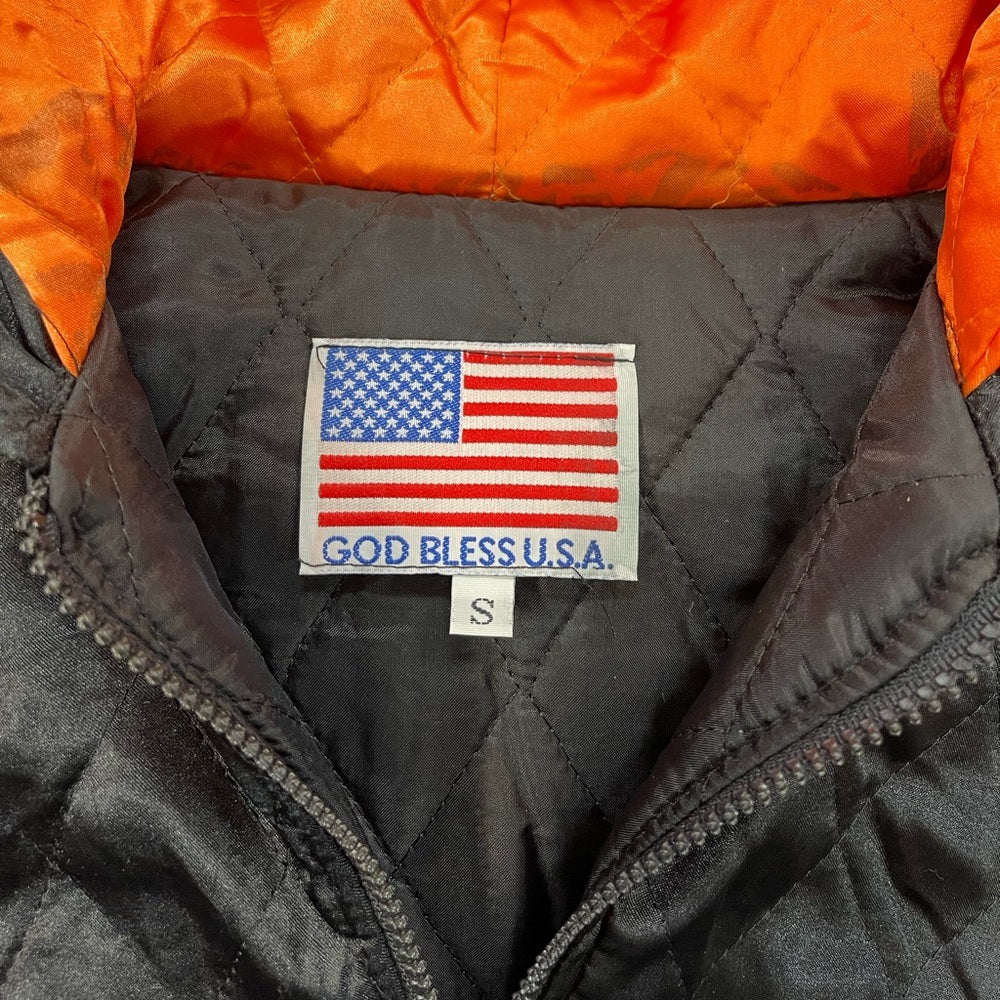 Vintage 90s Double Hooded Quilted winter Jacket