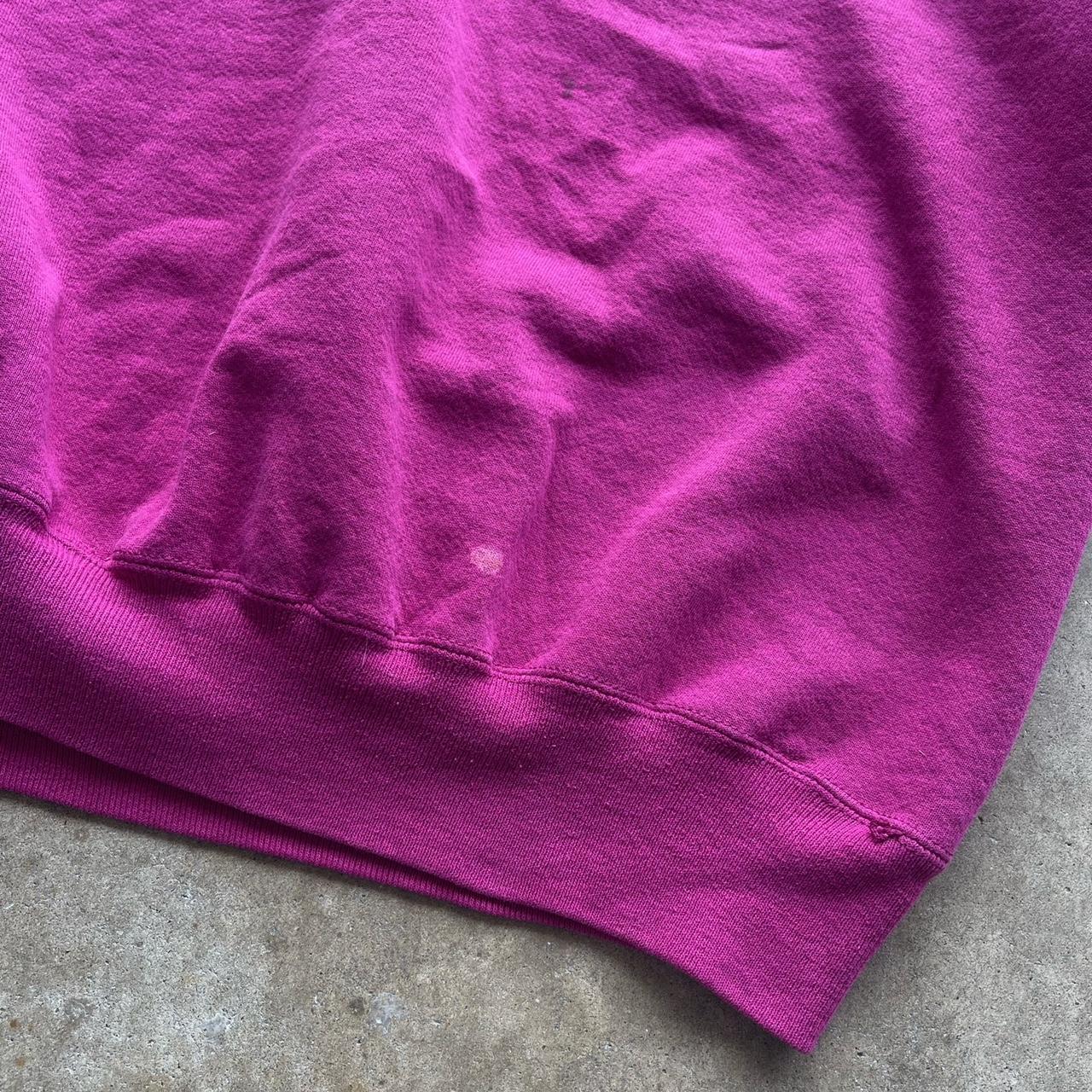 Pink Blank Vintage 80s Hanes Crewneck Size Medium
