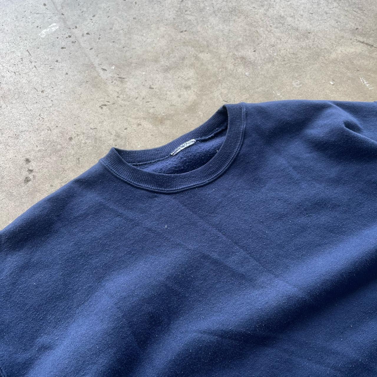 Blank Navy Blue Vintage Crewneck Size XL