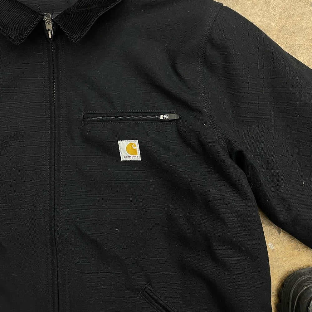 Men's Black Carhartt Detroit Jacket Size XL Tall NWT