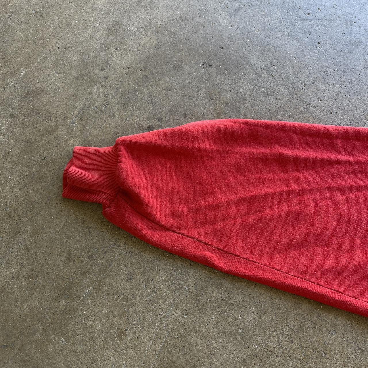 Vintage Jerzees 80s stitch Blank red crewneck size XXL