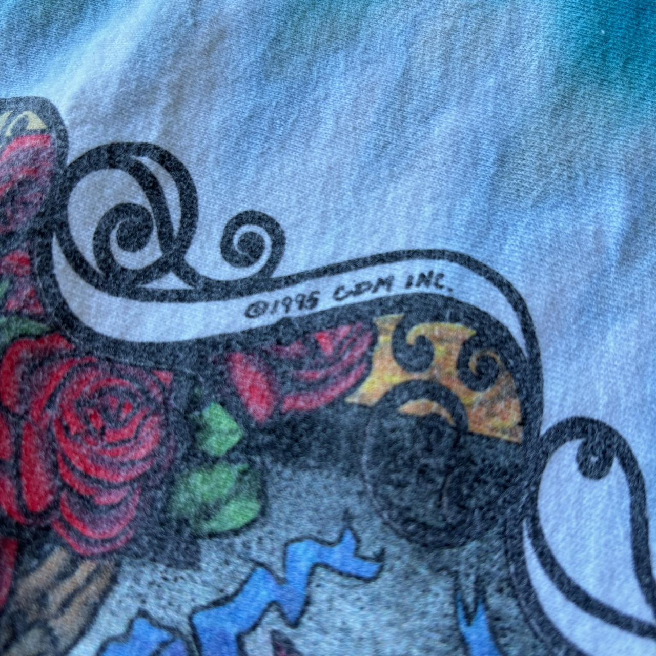 Vintage 1995 Grateful Dead 30th Anniversary Liquid Blue T-shirt Size XL