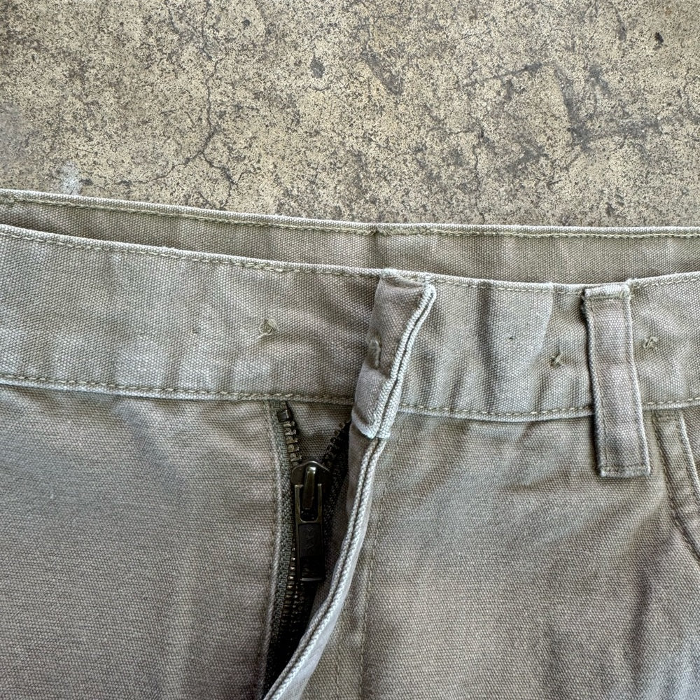 Men’s Vintage 2 tone brown Double knee hunting pants size 36x32