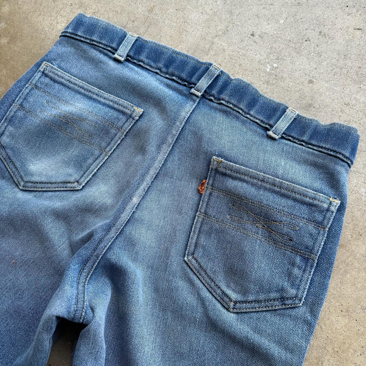Vintage 90s Orange tab Levi Blue jeans Size 32'