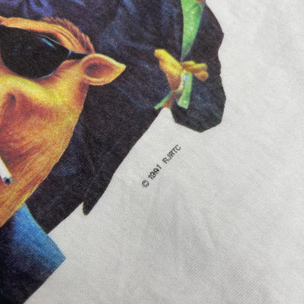 Vintage 1991 Camel Cigarettes graphic pocket t-shirt size XL
