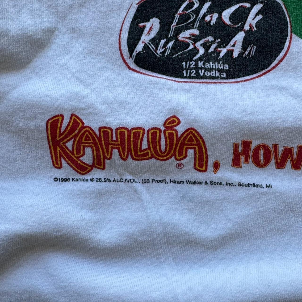 Men's Vintage 90's Kahlua Liquor Graphic t-shirt Size XL