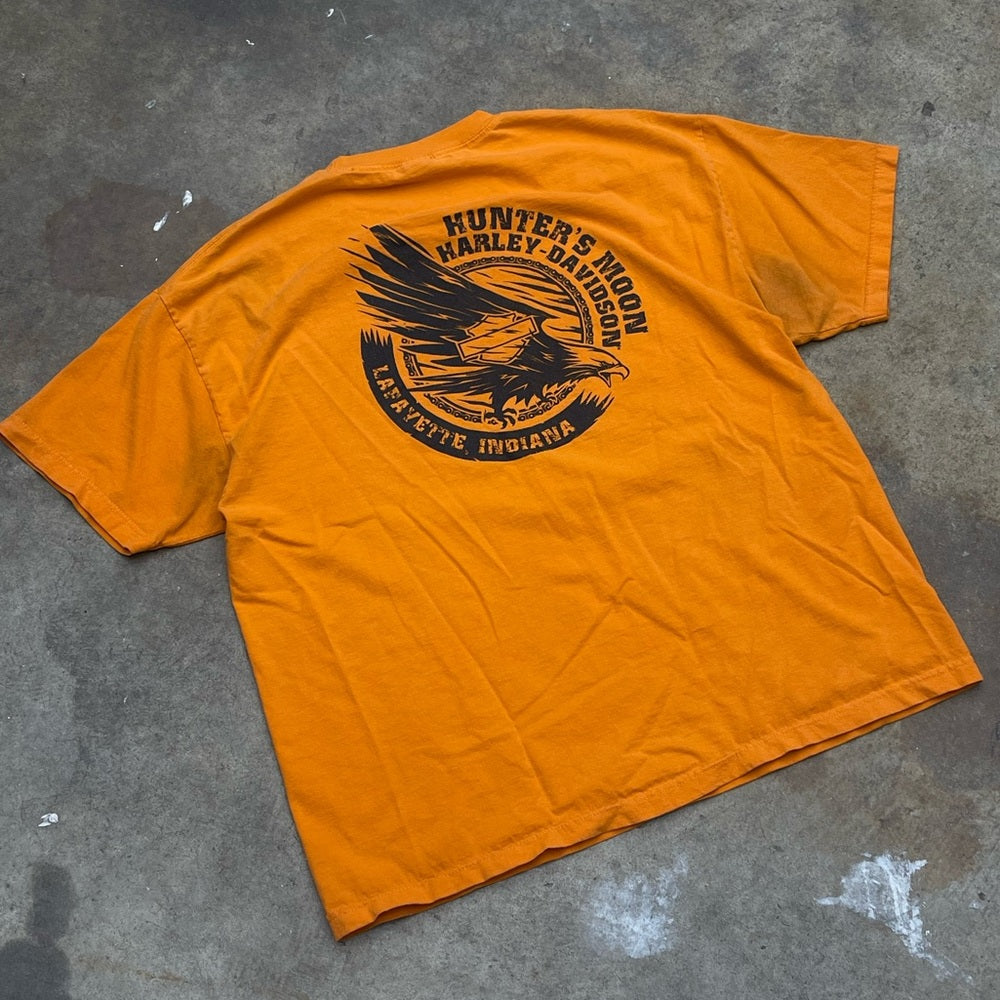 Men's vintage Harley Davidson Skull Graphic t-shirt size XXL