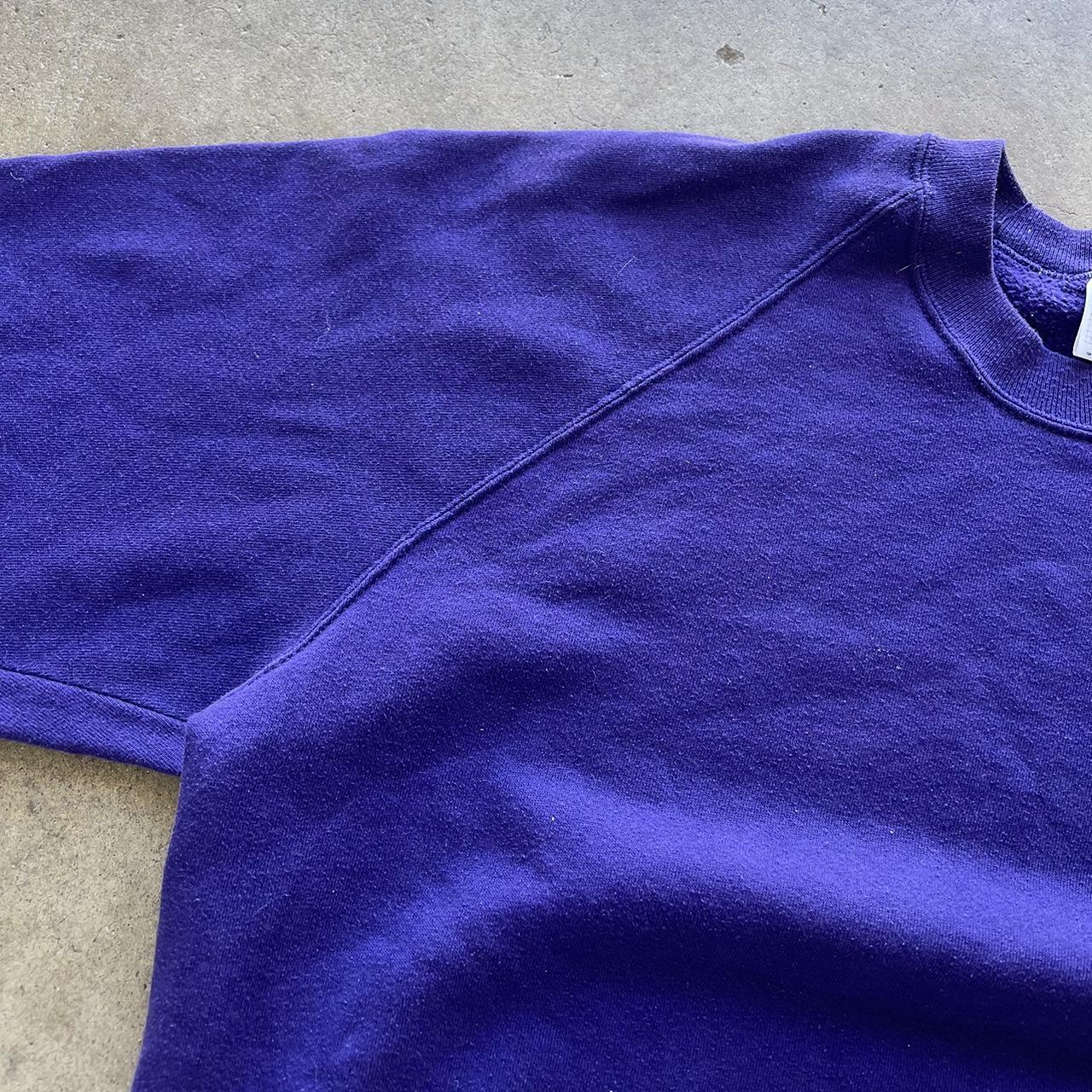 Vintage purple blank Jerzees heavyweight crewneck size 3XL