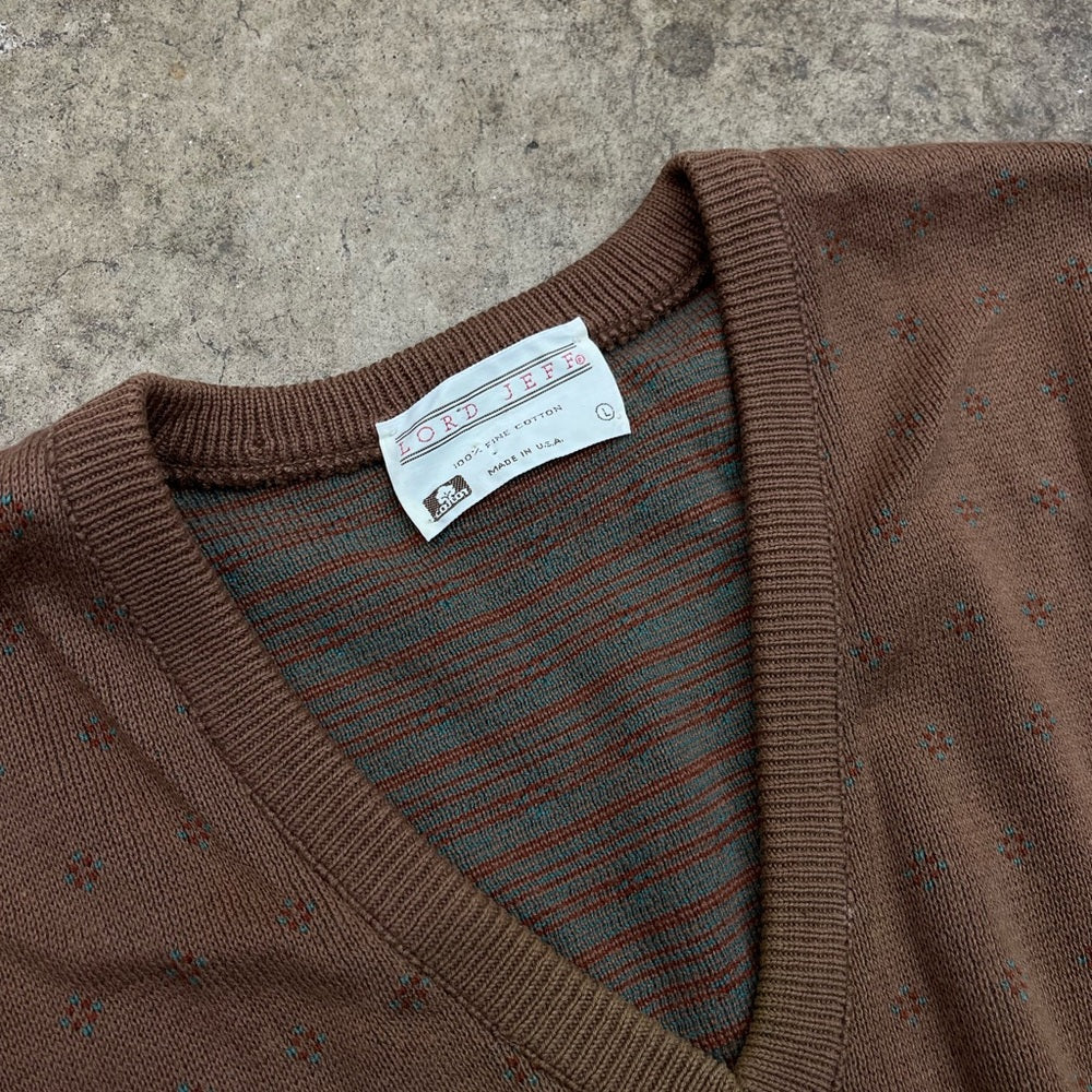 Vintage Men's Lord Jeff Sweater vest Size Large