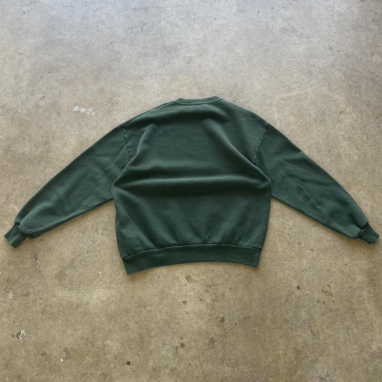 Vintage Jerzees Blank Green crewneck Size XL